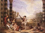 WATTEAU, Antoine Les Charmes de la Vie china oil painting reproduction